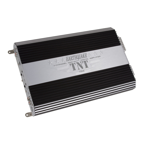 EarthQuake T1000W/2 owner's manual