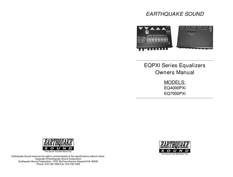 EarthQuake EQ4000PXI owner's manual