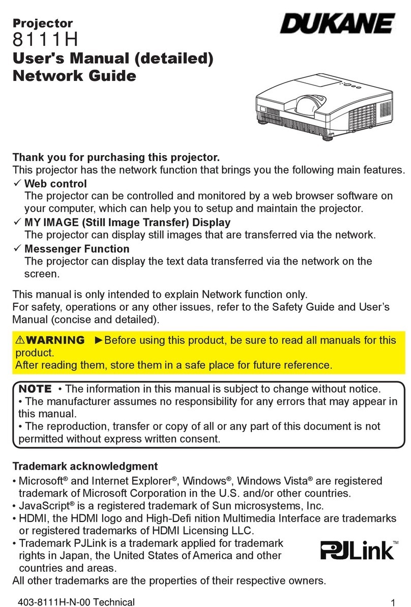 Dukane 8111H User manual