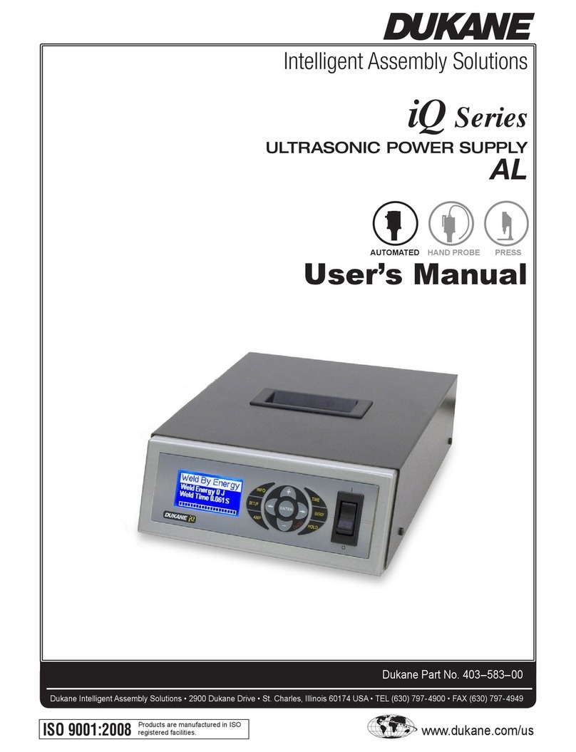 Dukane iQ Series AL User manual
