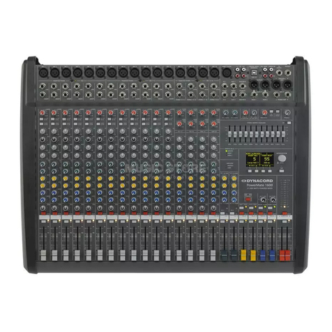 Dynacord 1000, 1600, 2200 owner's manual