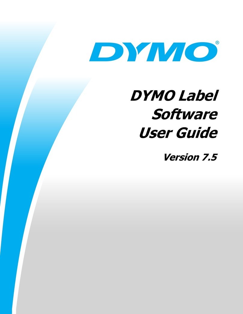Dymo Version 7.5 User manual Dymo Version 7.5 User manual