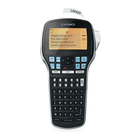 Dymo LabelManager 420P quick start guide