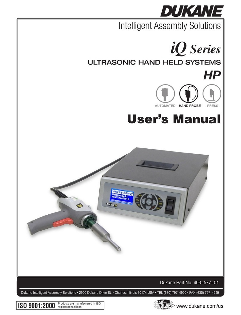 Dukane iQ Series HP user manual