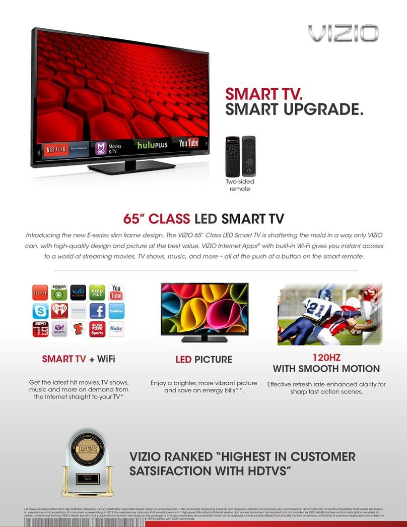 Vizio E650i-A2 User manual