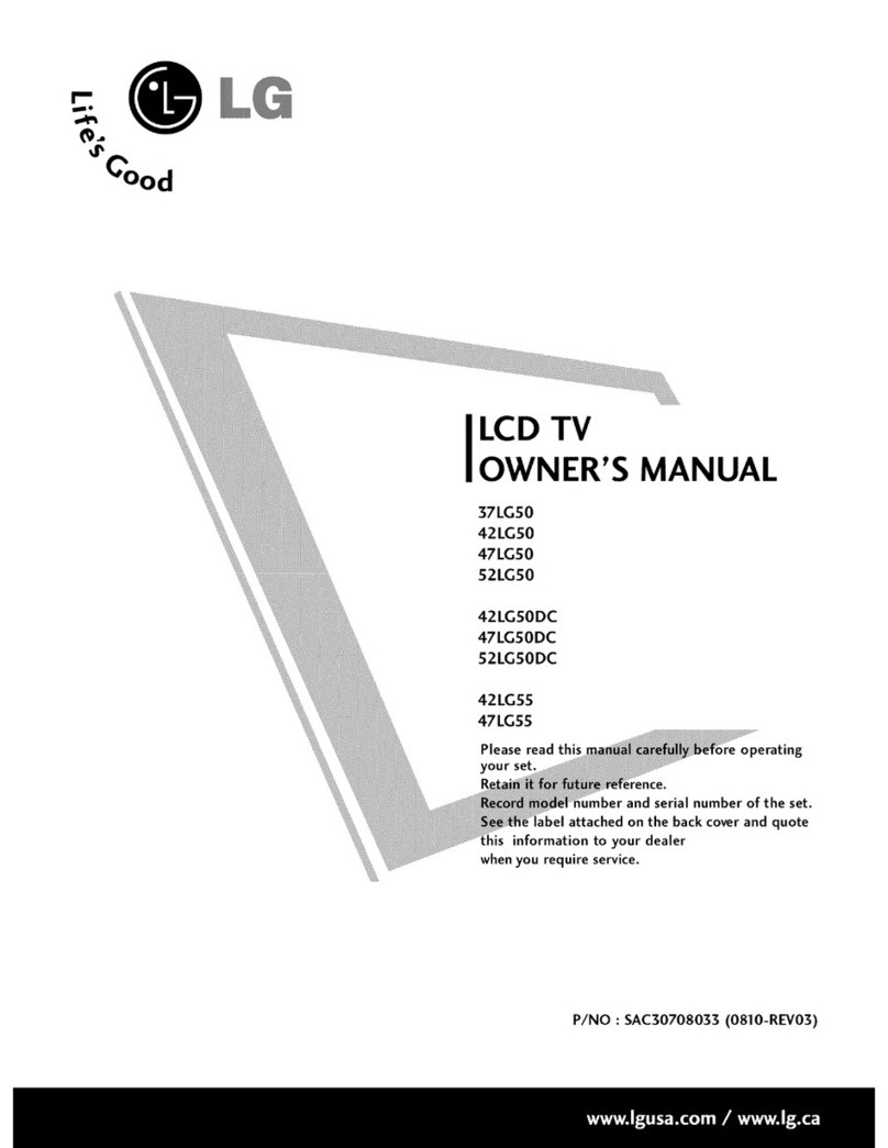 LG 4250DC -  - 42" LCD TV Quick start guide