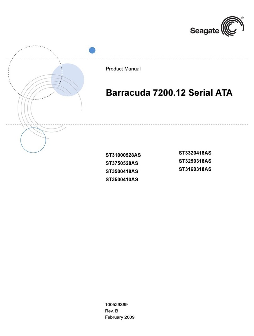 Seagate BARRACUDA 7200.12 ST3320418AS User manual
