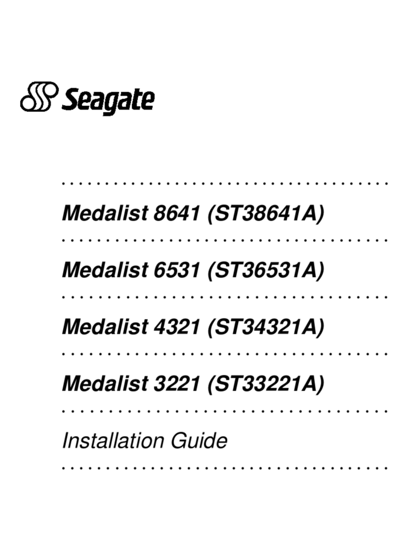Seagate ST33221A - Medalist 3.2 GB Hard Drive installation guide Seagate ST33221A - Medalist 3.2 GB Hard Drive installation guide