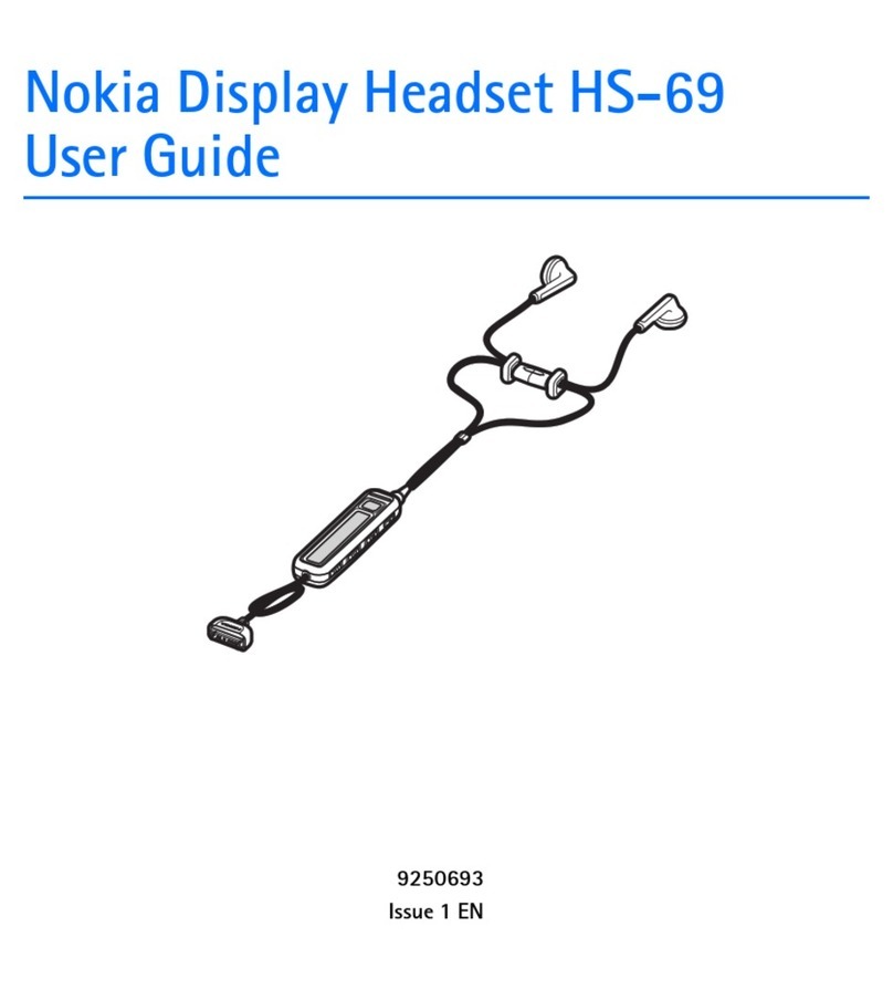 Nokia HS-69 - Headset - Ear-bud Technical guide