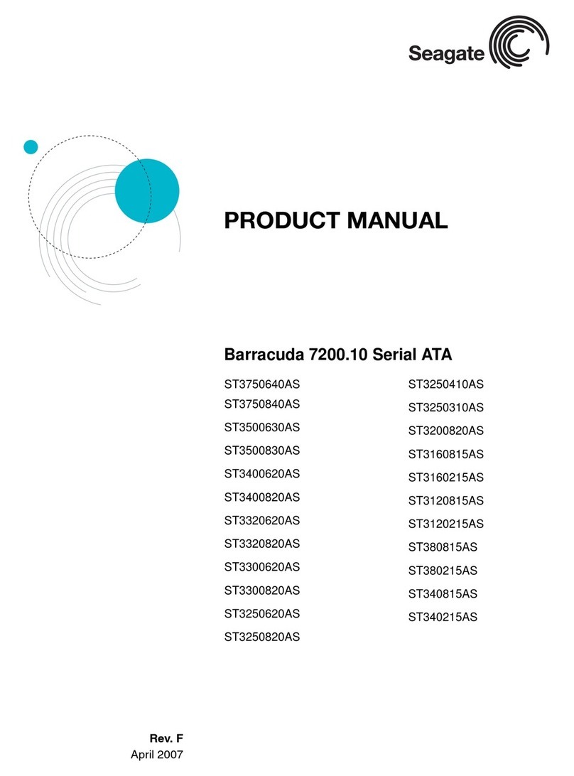 Seagate BARRACUDA 7200.10 ST3250820AS User manual