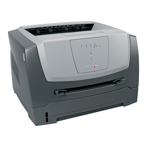 Lexmark E250D - E B/W Laser Printer User manual