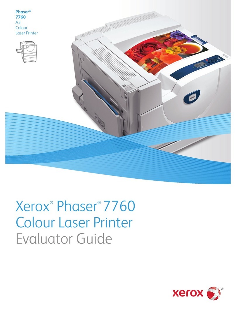 Xerox 7760DX - Phaser Color Laser Printer User manual Xerox 7760DX - Phaser Color Laser Printer User manual