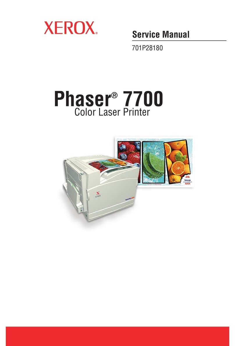 Xerox 7700DX - Phaser Color Laser Printer User manual