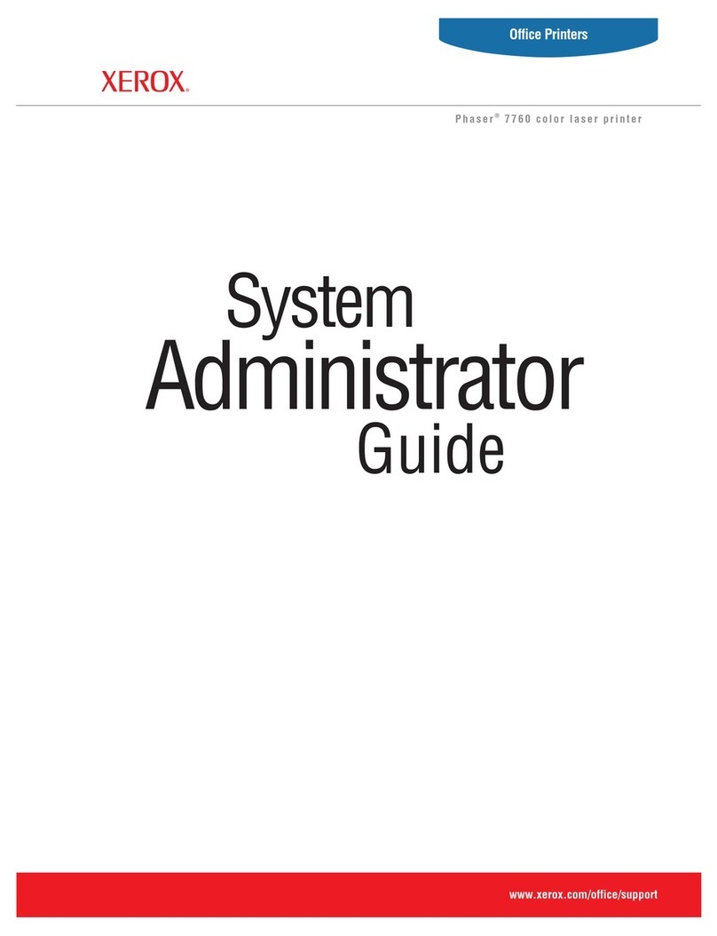 Xerox 7760DN - Phaser Color Laser Printer Service manual