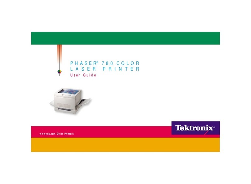 Tektronix Z780/P - Phaser 780 Plus Color Laser Printer User manual