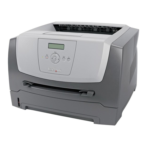 Lexmark E350d - E B/W Laser Printer User manual