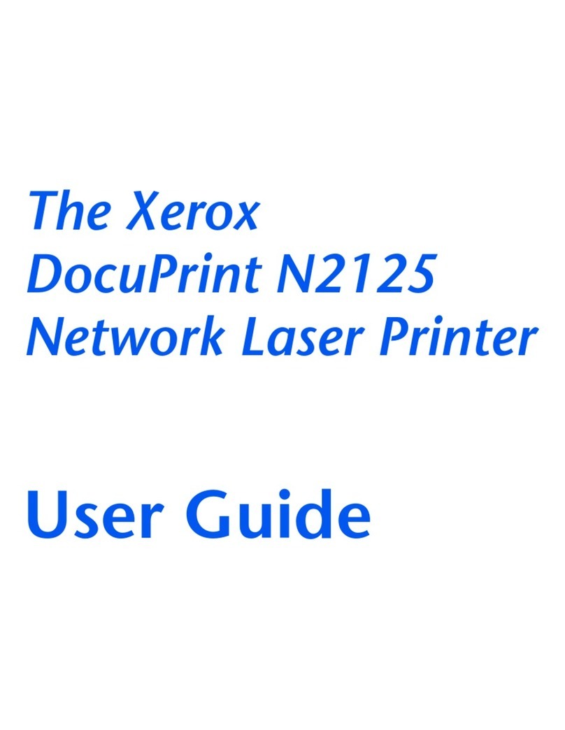 Xerox N2125A/DT - DocuPrint B/W Laser Printer User manual