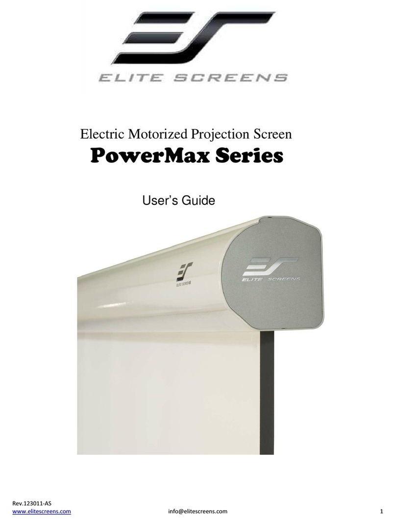 Elite Screens PowerMax Series user guide