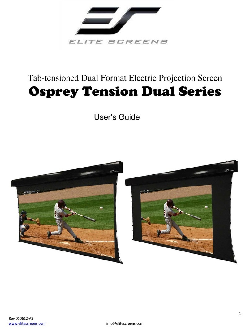 Elite Screens Osprey Tension Dual Series User manual