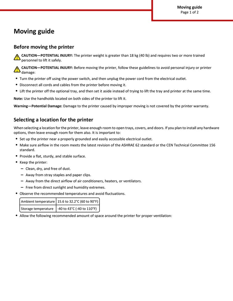 Lexmark CS510 Series User manual