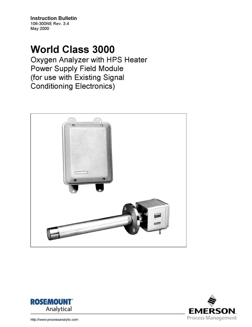 Emerson World Class 3000 Training manual