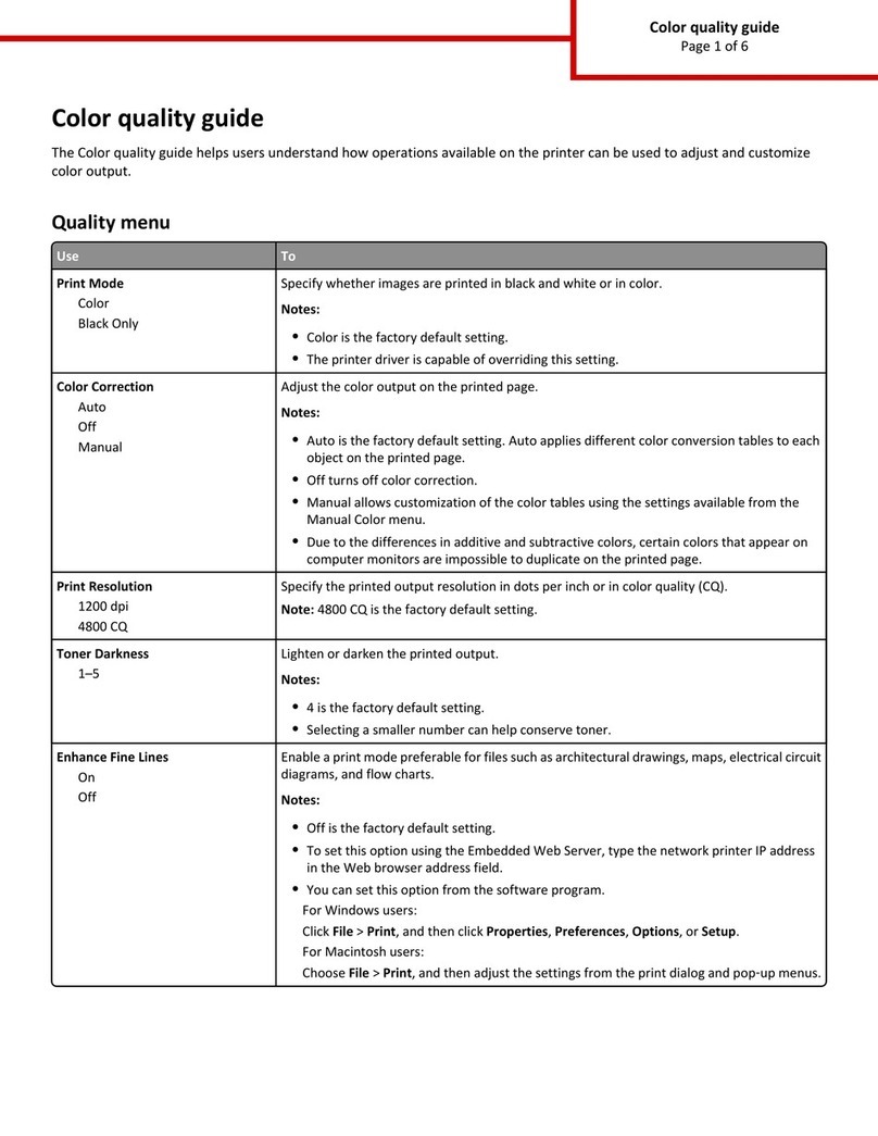 Lexmark CS510 Series User manual