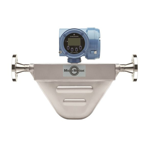 Emerson Micro Motion F-Series Sensor installation manual