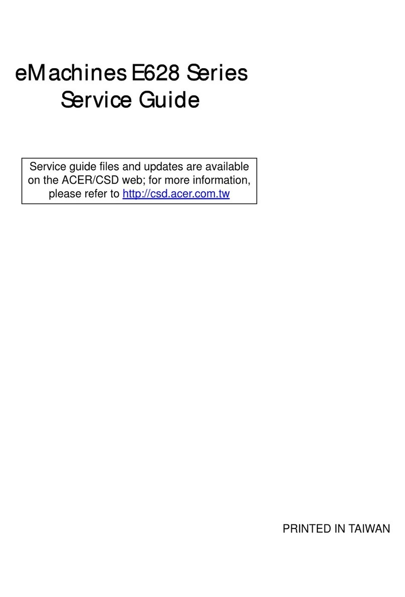 Acer eMachines E628 Series User manual