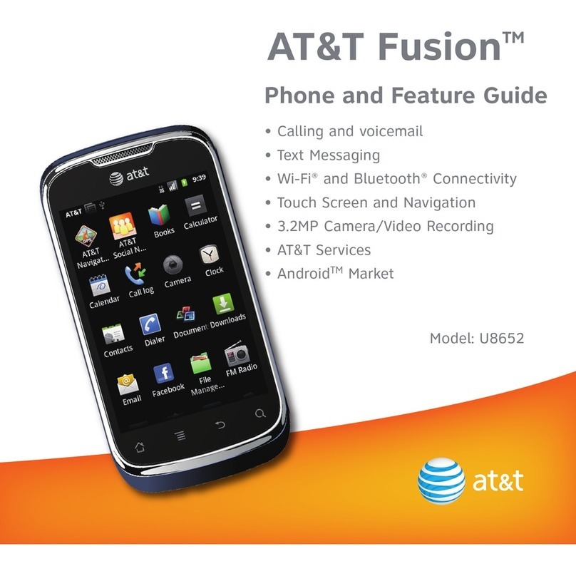 Huawei AT&T Fusion U8652 Features guide