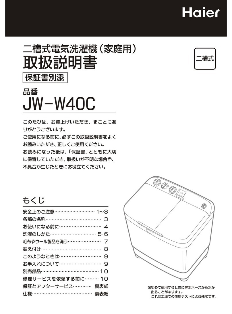 Haier JW-W40C user manual