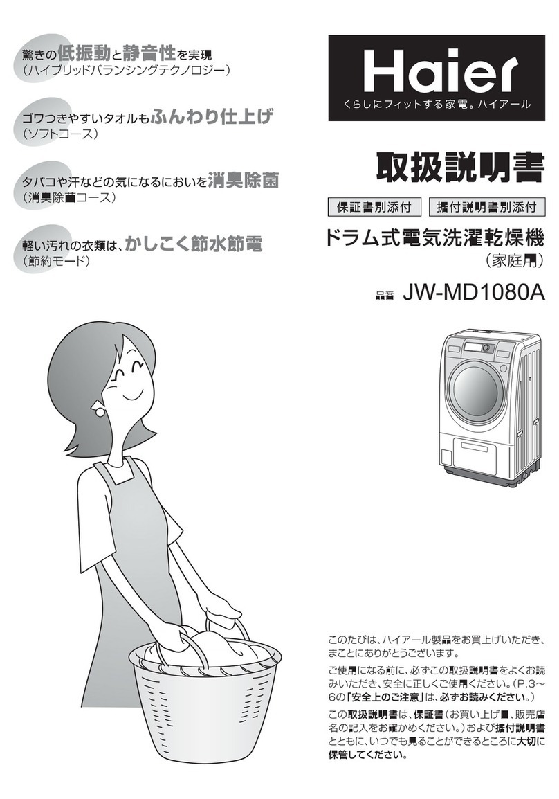 Haier JW-MD1080A User manual