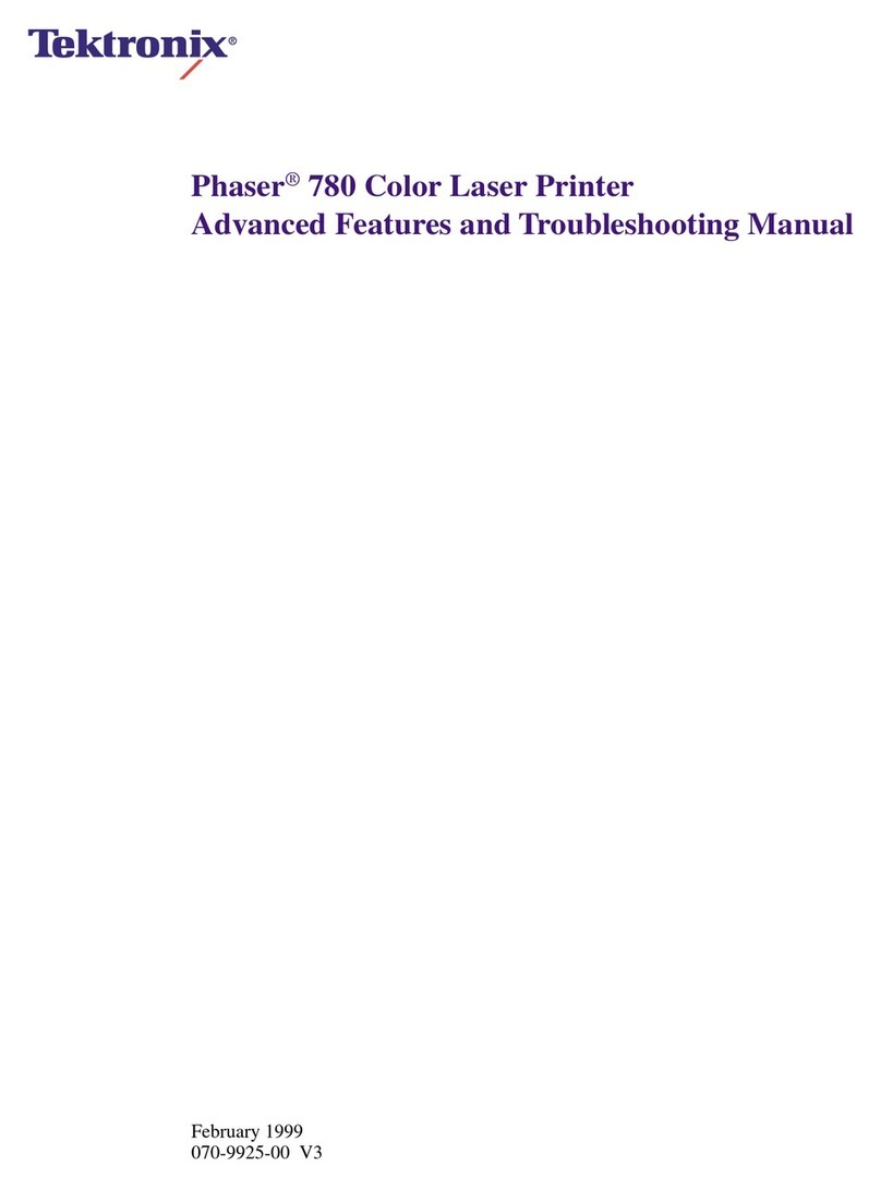 Tektronix Z780GN - Phaser 780 Graphics Color Laser... Owner's manual