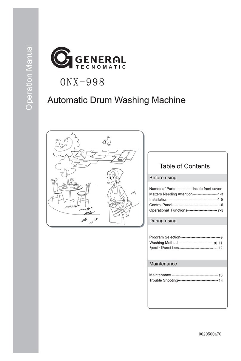 General Technomatic ONX-998 User manual
