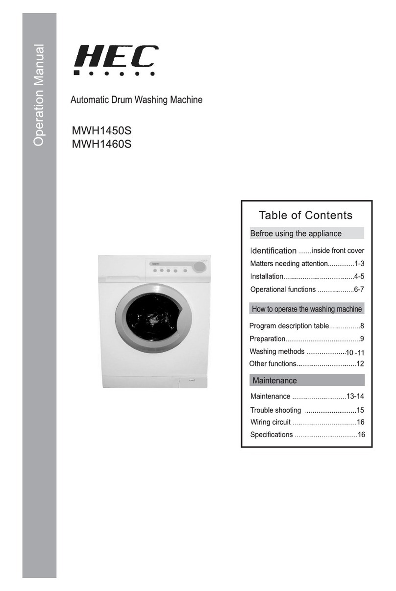 HEC MWH1450S User manual