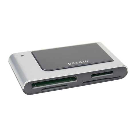 Belkin F5U249 - USB 2.0 Media Reader user manual