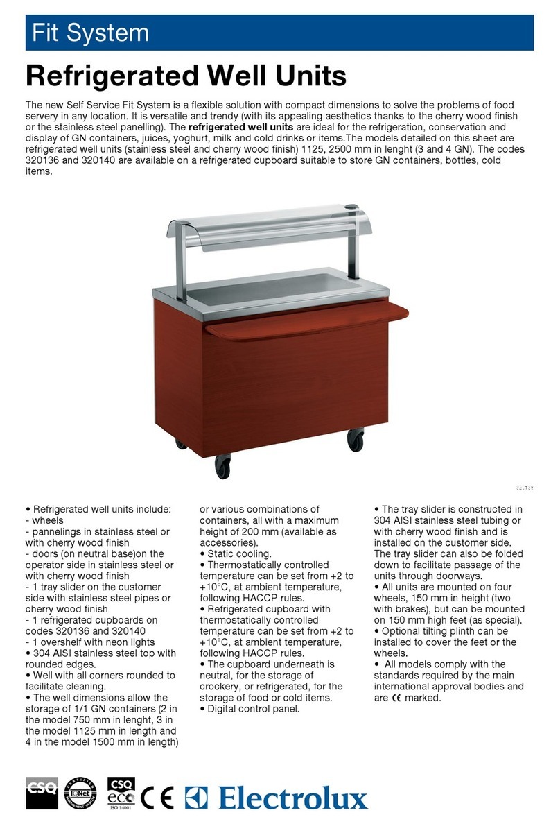 Electrolux 320138 specification