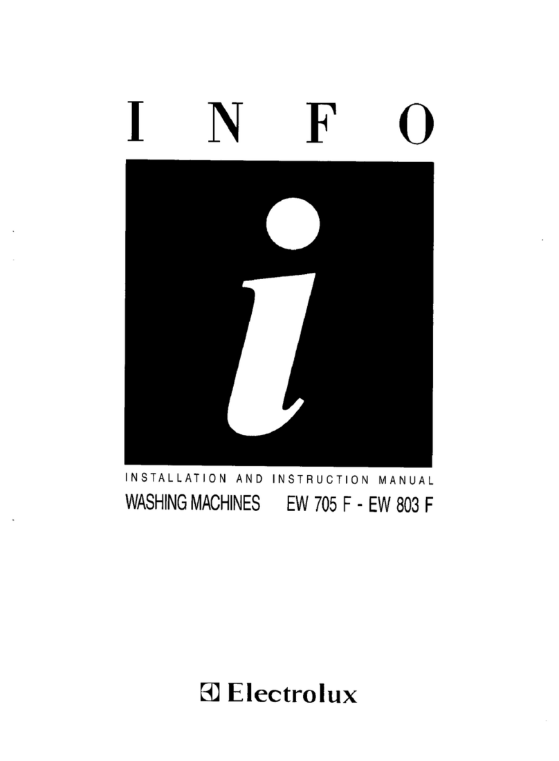 Electrolux EW 705 F Quick guide