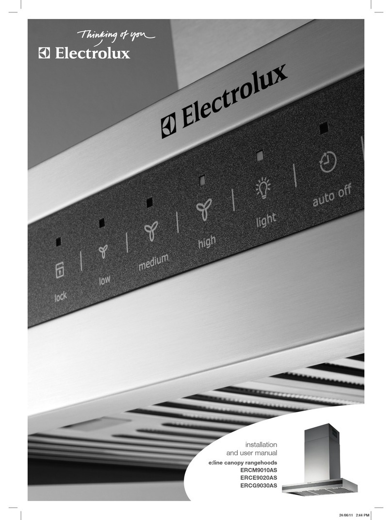 Electrolux E:Line ERCE9020AS Installation and user manual Electrolux E:Line ERCE9020AS Installation and user manual