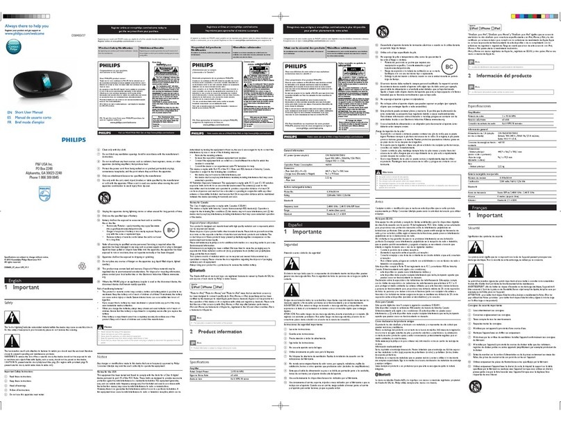 Philips DS8400/37 quick start guide