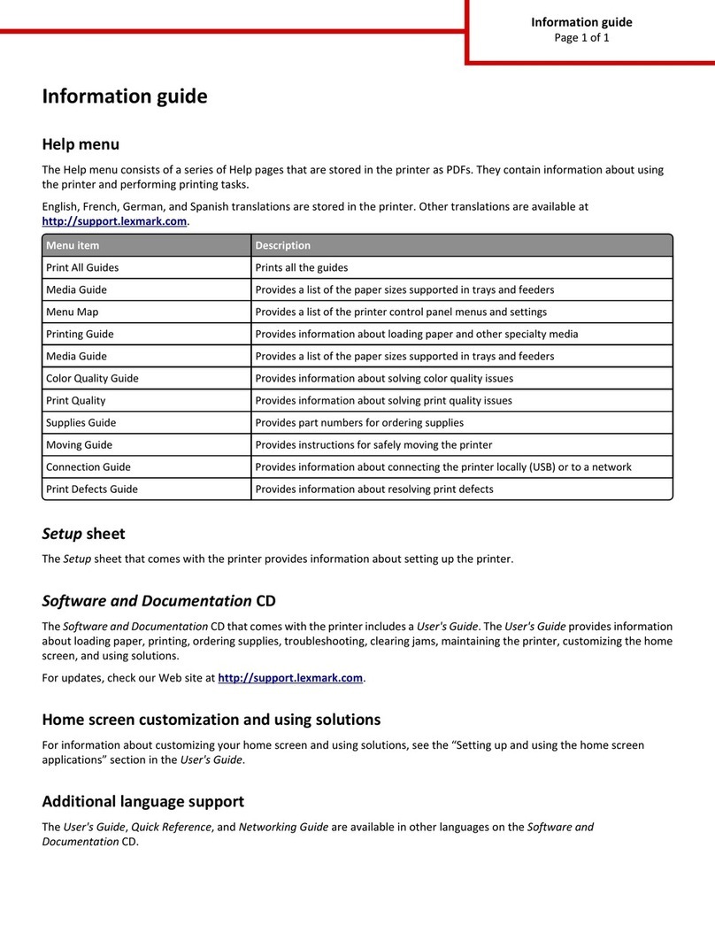 Lexmark CS410 series Technical manual