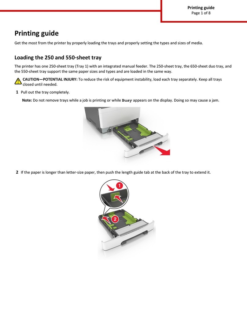 Lexmark CS410 series Configuration guide