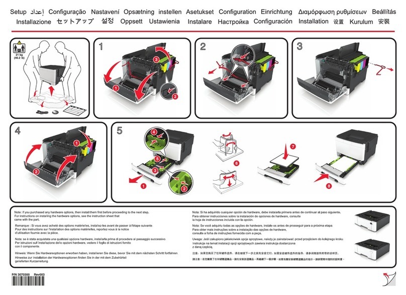 Lexmark CS310 Series Manual