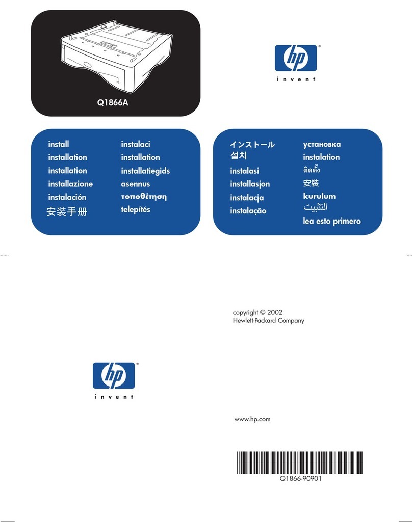 HP 5100 - LaserJet B/W Laser Printer installation guide
