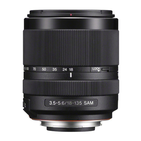 Sony SAL18135 operating instructions