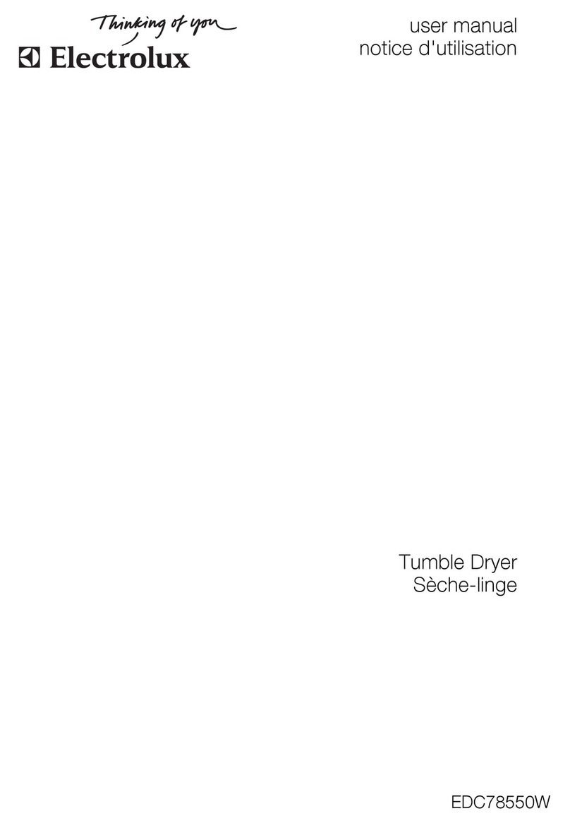 Electrolux EDC78550W User manual