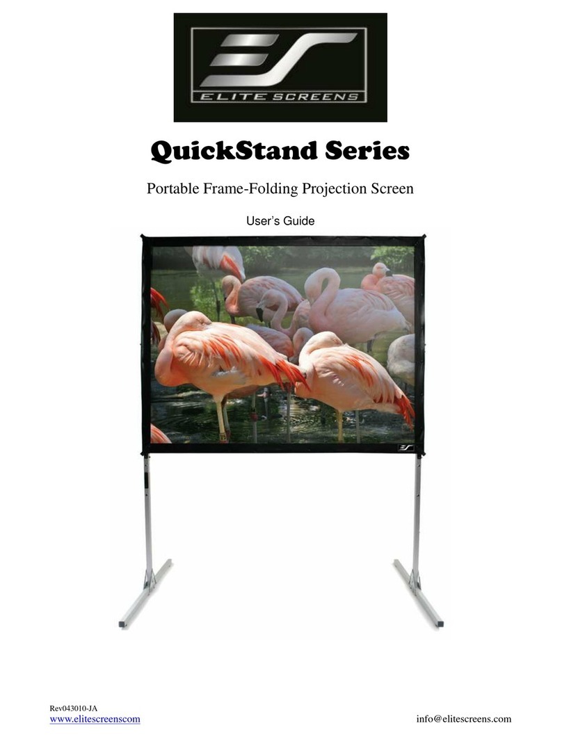 Elite Screens QuickStand Series User manual