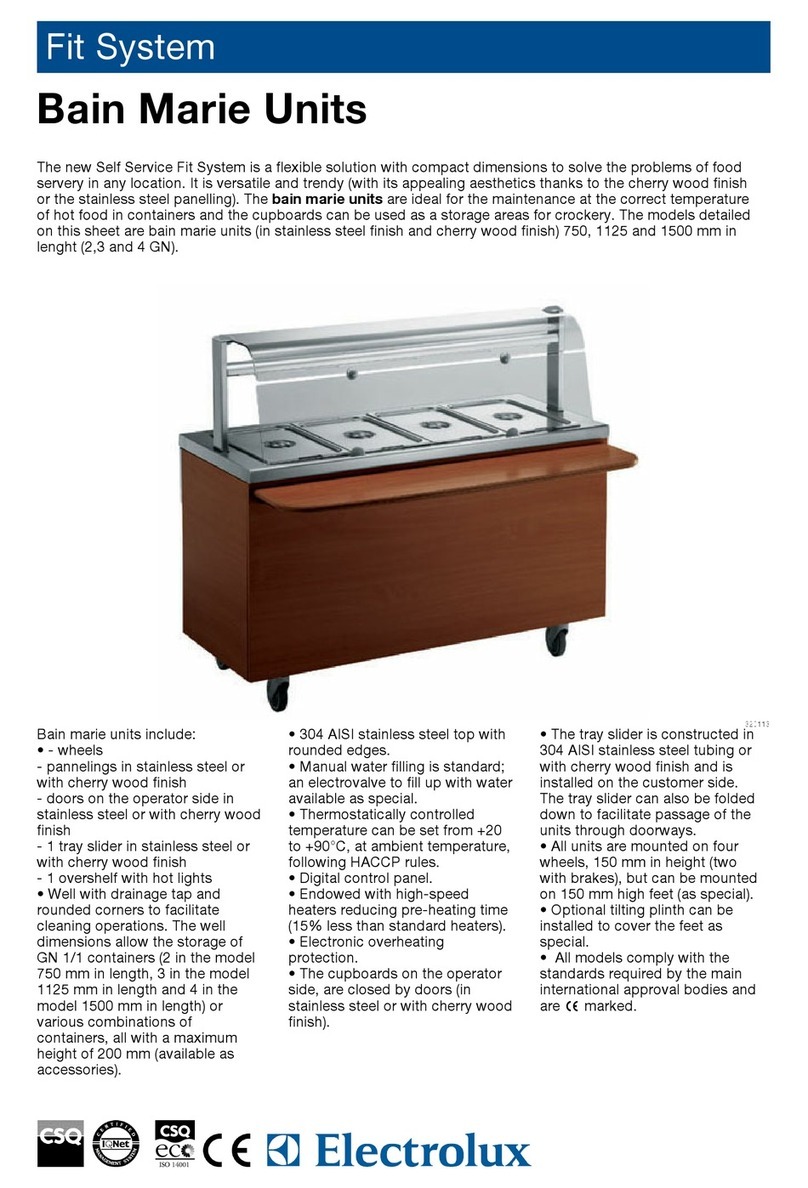 Electrolux IDR-320106 specification