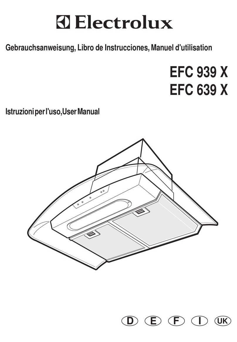 Electrolux EFC 939 X user manual