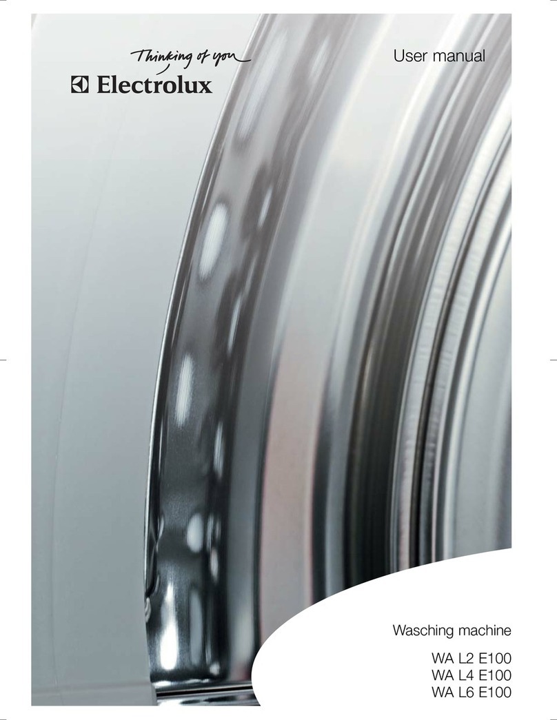 Electrolux WA L2 E100 user manual