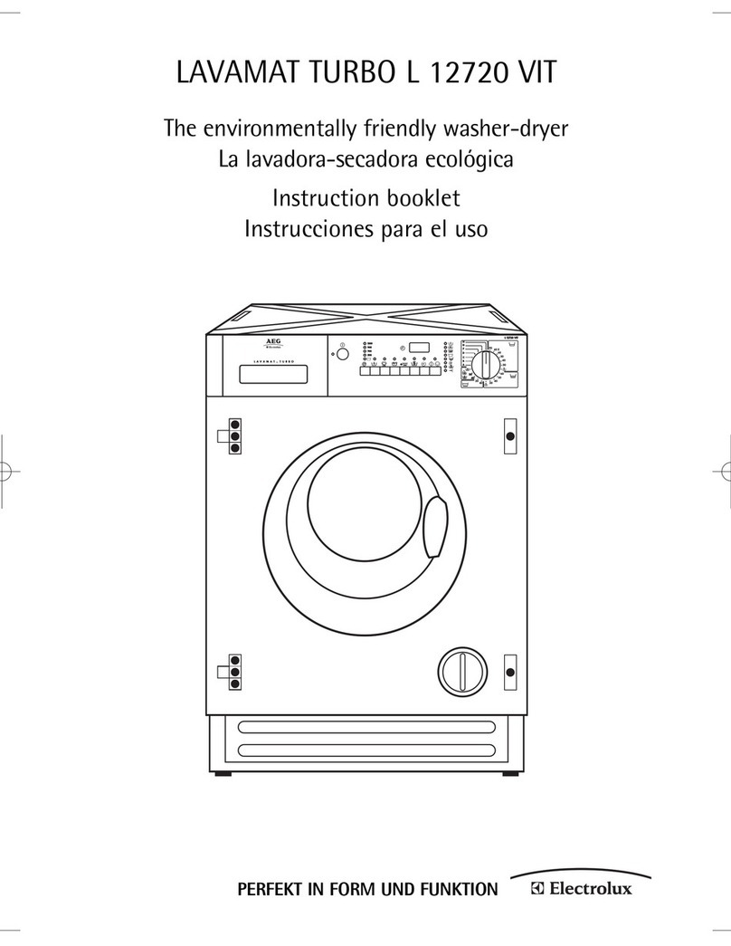 AEG Electrolux LAVAMAT TURBO L 12720 VIT Instruction booklet